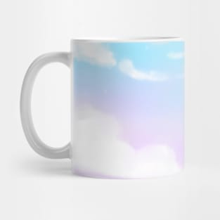 Kawaii pastel sky clouds aesthetic Mug